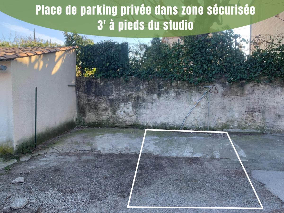 La Casita - Studio Confort Avec Parking Prive - Lit Douillet - Centre Uzes, Pont Du Gard Buitenkant foto